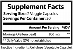 Moringa Oleifera - 100% Pure Leaf Extract
