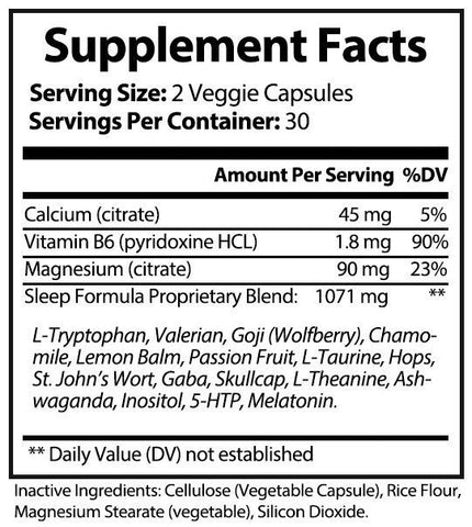Natural Revitalizing Sleep Formula